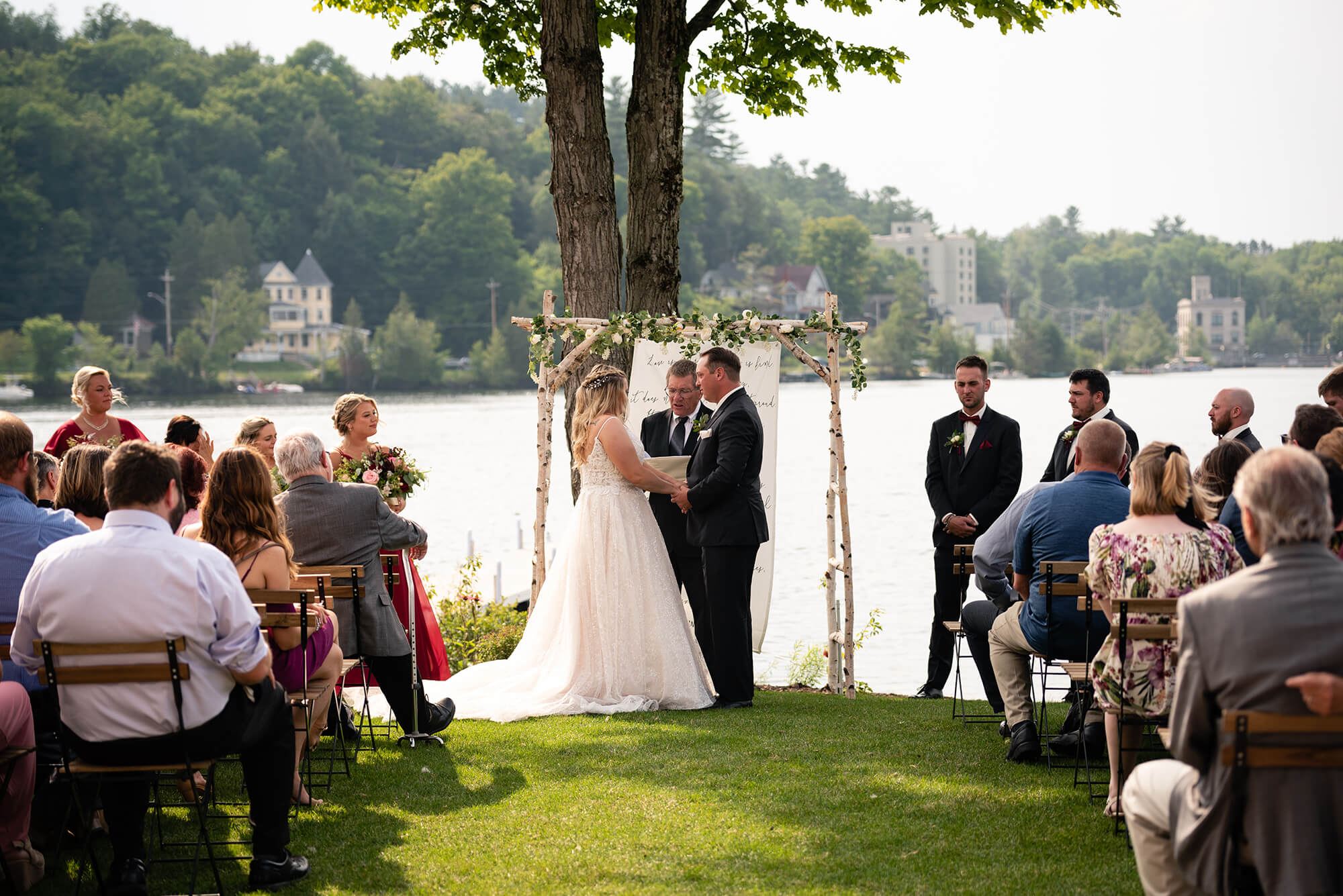 Get Married with the Backdrop of Lake Flower's Pontiac Bay